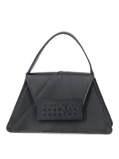 Mm6 Maison Margiela Mini Tote Bag In Black