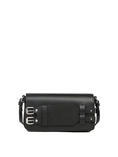 Mm6 Maison Margiela Bracelet Leather Handbag In Black