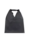 Mm6 Maison Margiela Triangle Logo-patch Tote Bag In Black