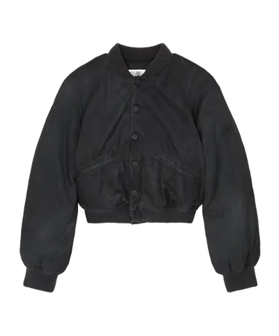 Mm6 Maison Margiela Bomber Jacket In Blue