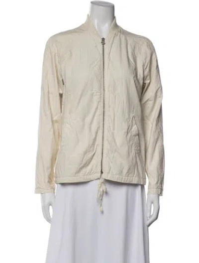 Pre-owned Mm6 Maison Margiela Bomber Jacket In Neutrals