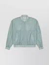 Mm6 Maison Margiela Bomber Jacket Numerical Graphics In Green