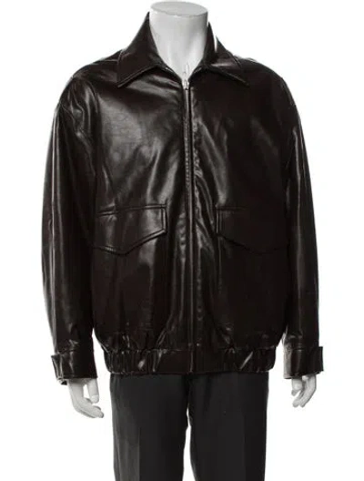 Pre-owned Mm6 Maison Margiela Bomber Jacket W/ Tags In Brown