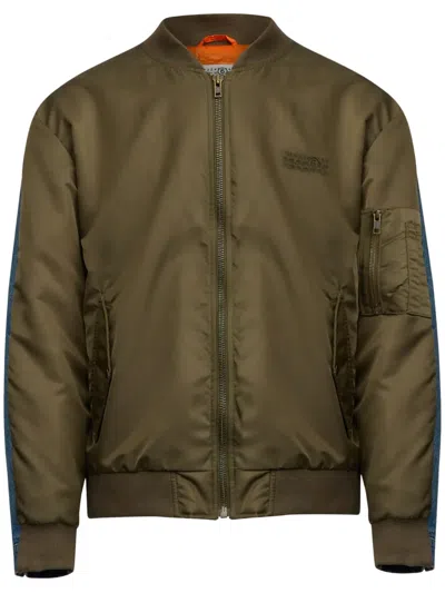 Mm6 Maison Margiela Bomber Jacket With Numbers Motif In Multicolour