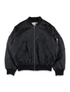 Mm6 Maison Margiela Kid - Bomber Jacket In Black