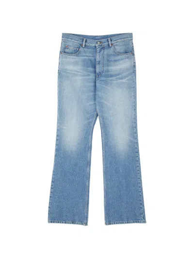 Mm6 Maison Margiela Bootcut Jeans In Blue
