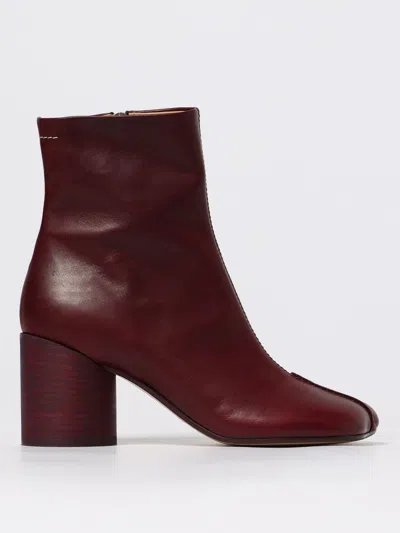 MM6 MAISON MARGIELA BOOTS MM6 MAISON MARGIELA WOMAN COLOR BROWN,H28514032