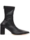 Mm6 Maison Margiela Trunk Square Toe Boots In Multicolor