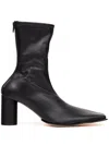 Mm6 Maison Margiela Trunk Square Toe Boots In Multicolor