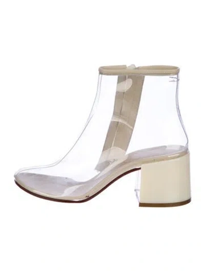 Pre-owned Mm6 Maison Margiela Boots In Transparent