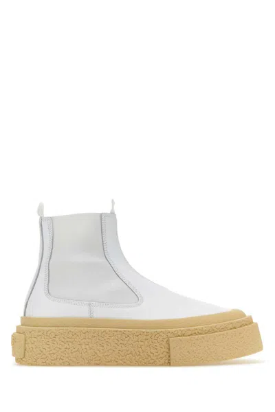 Mm6 Maison Margiela Boots In White