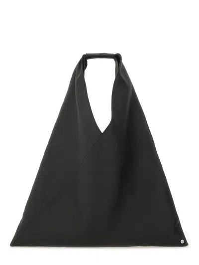 Mm6 Maison Margiela Classic Japanese Top Handle Bag In Black