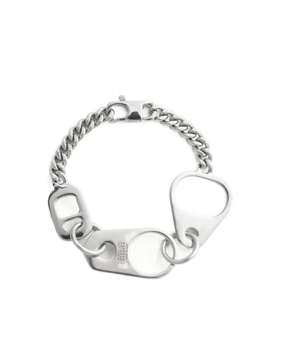 Mm6 Maison Margiela Bottle Cap Chain Bracelet In Green