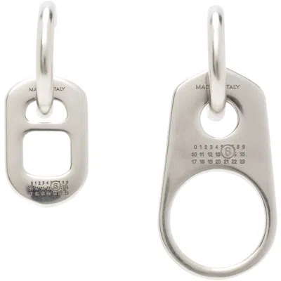 Mm6 Maison Margiela Bottle Cap Drop Earrings In 968 Palladio Buratta