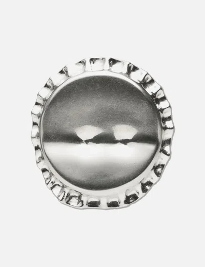 Mm6 Maison Margiela Bottle Cap Pin In Silver/银色/銀色/실버/シルバー
