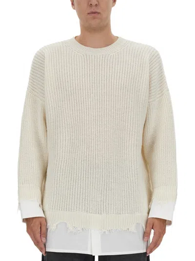 MM6 MAISON MARGIELA MM6 MAISON MARGIELA BOTTOM SWEATER SHIRT