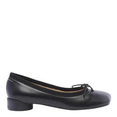 MM6 MAISON MARGIELA BOW DETAILED BALLET FLATS