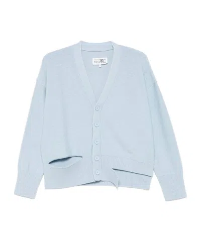 MM6 MAISON MARGIELA CUT-OUT DETAILED CARDIGAN
