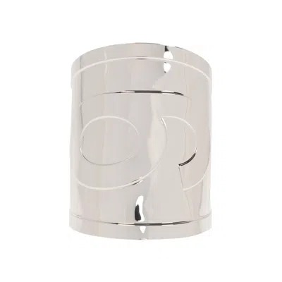 Pre-owned Mm6 Maison Margiela Bracelet 'polished Palladio' | Silver | Women's Size 5