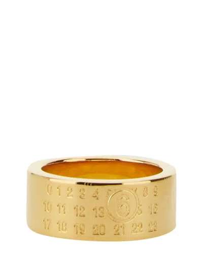 Mm6 Maison Margiela Brass Bijoux In Gold