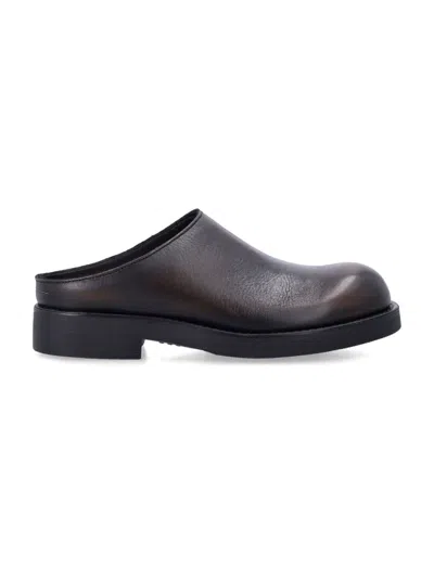 Mm6 Maison Margiela Brown Anatomic Mules
