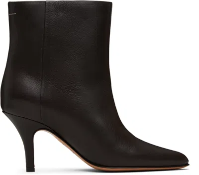 Mm6 Maison Margiela Brown Architype Ankle Boots
