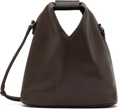 Mm6 Maison Margiela Japanese Fondo Numbers-motif Tote Bag In Bordeaux