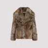 Mm6 Maison Margiela Acrylic Jacket Synthetic Fur In Multi