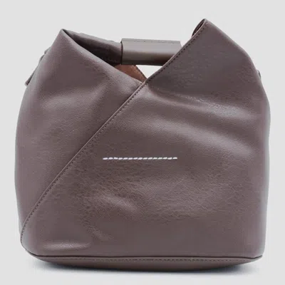 Mm6 Maison Margiela Brown Leather Japanese Classic Satchel