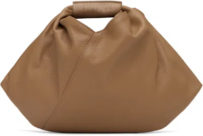 Mm6 Maison Margiela Brown Triangle Bag In T2155 Chipmunk
