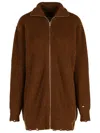 Mm6 Maison Margiela Brown Virgin Wool Sweater In Brown
