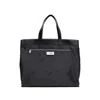 Mm6 Maison Margiela Calfskin-trim Reverse Tote Bag In Black