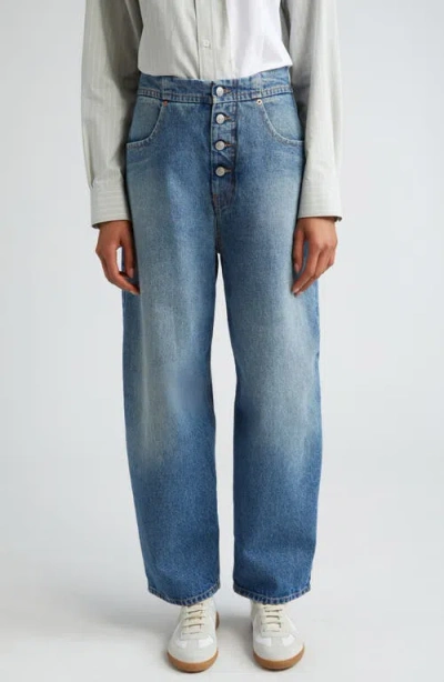 MM6 MAISON MARGIELA MM6 MAISON MARGIELA BUTTON FLY BALLOON LEG JEANS