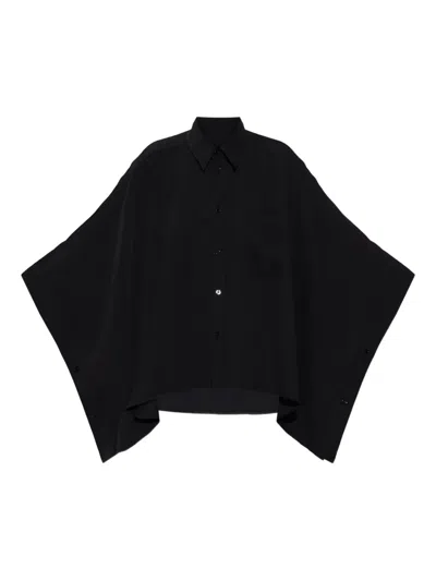 Mm6 Maison Margiela Button-up Shirt In Black
