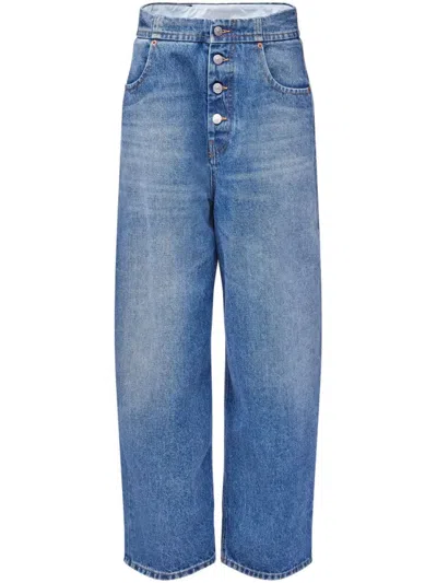 Mm6 Maison Margiela Button-up Straight Jeans