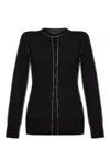 MM6 MAISON MARGIELA MM6 MAISON MARGIELA BUTTONED KNIT CARDIGAN