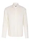 Mm6 Maison Margiela White Shirt Frontal Buttons Closure In Neutral