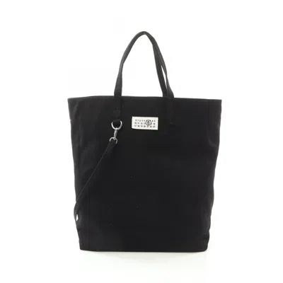 Pre-owned Mm6 Maison Margiela Canvas Shopping Bag Tote Bag ()