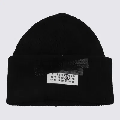 Mm6 Maison Margiela Cappelli Nero In Black