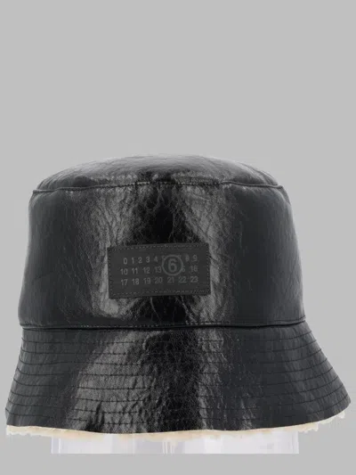 Mm6 Maison Margiela Mini Hat For Kids In Black