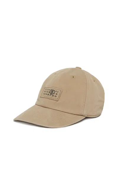 Mm6 Maison Margiela Cappello Da Baseball Con Logo In Gold