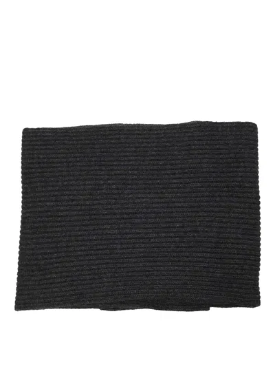 Mm6 Maison Margiela Cappello Scarf In Black