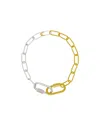 Mm6 Maison Margiela Silver & Yellow Carabiner Necklace In Yellow