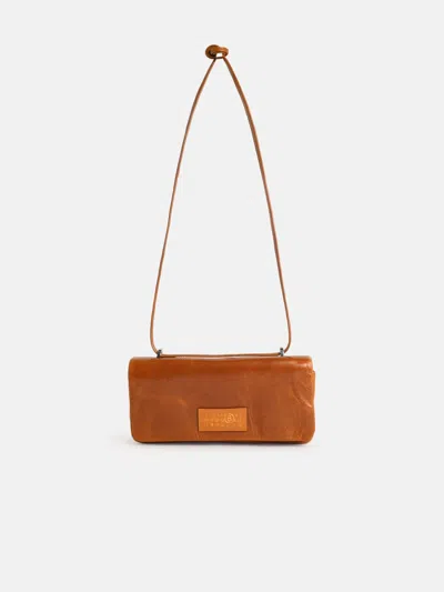 Mm6 Maison Margiela Caramel Leather Bag In Brown