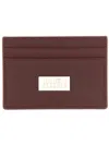 Mm6 Maison Margiela Card Holder "numeric" In Brown