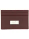 Mm6 Maison Margiela Card Holder "numeric" In Brown