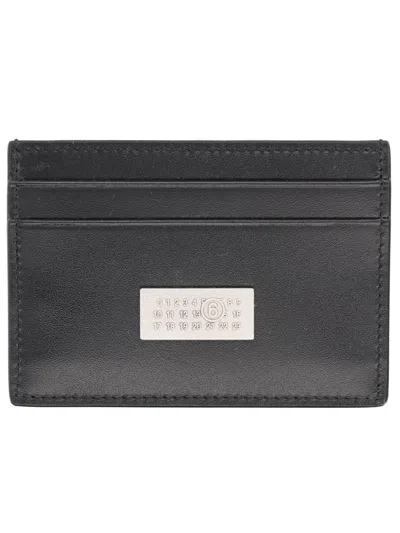 Mm6 Maison Margiela Card Holder With Logo In Black