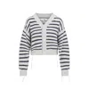 Mm6 Maison Margiela Mm6 By Maison Margiela Chalk White Cotton Cardigan