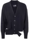 Mm6 Maison Margiela Cardigan In Black