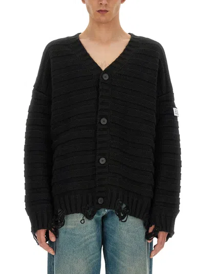 Mm6 Maison Margiela Cardigan Con Scollo A V